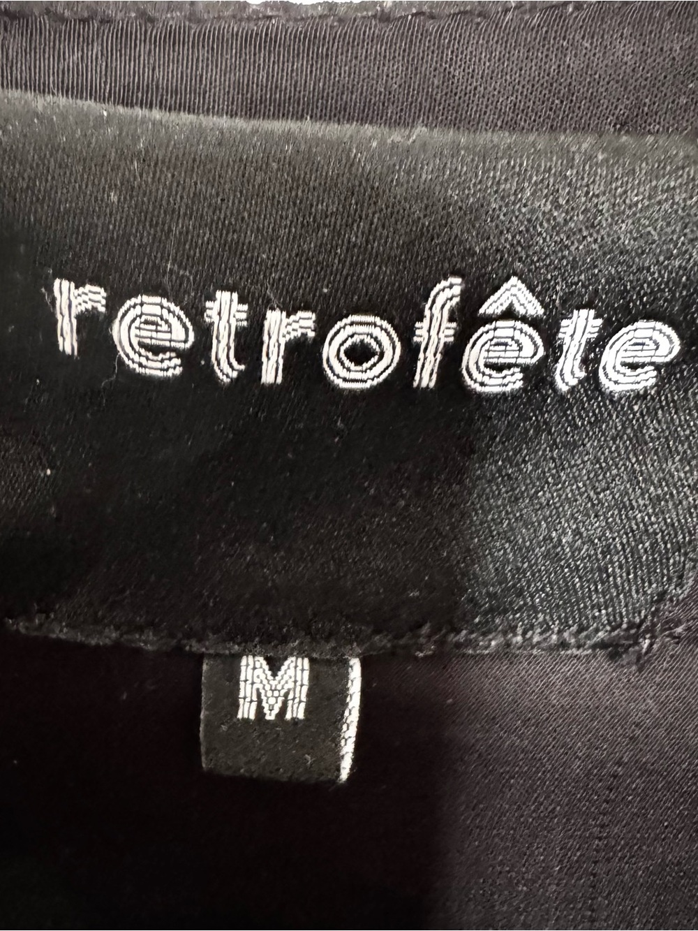 Retrofête Black Gabrielle Sequin Robe Missing Belt Size M - Picture 10 of 11